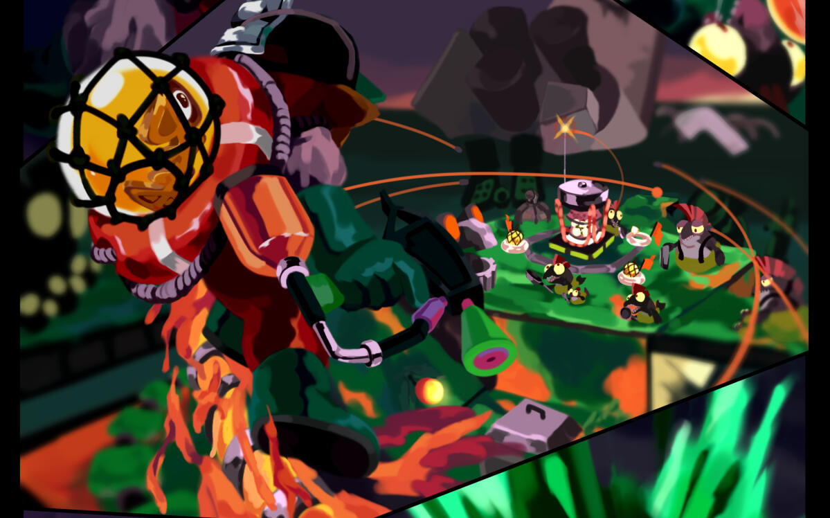 Single panel from contributor piece for Salmon Run Zine, 2019.